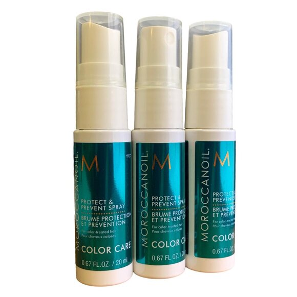 3 Pieces Moroccanoil Protect & Prevent Spray Color Care Travel 0.67oz/20ml each - Picture 3 of 3